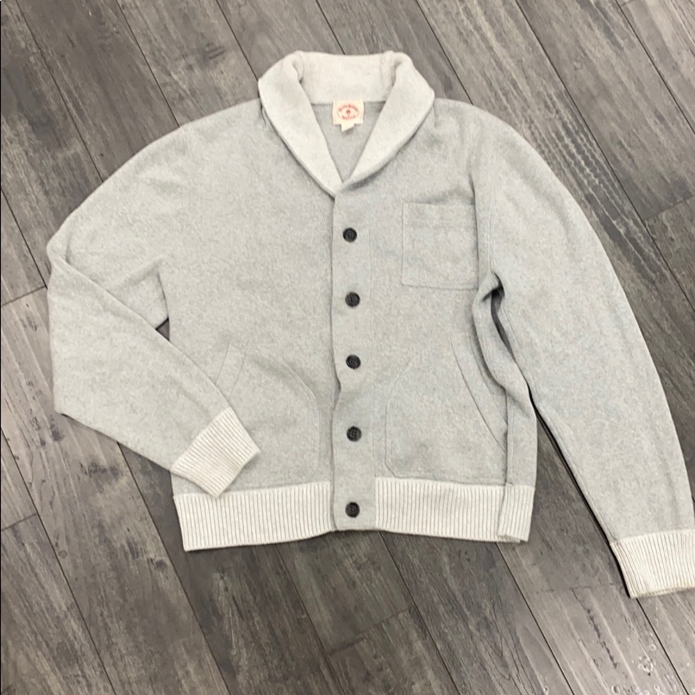 Brooks Brothers Red Fleece Men's Grey Cartigan